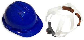 Imagen de CASCO SEGURIDAD CON ARNÉS REGULABLE  AZUL 5-RG CLIMAX