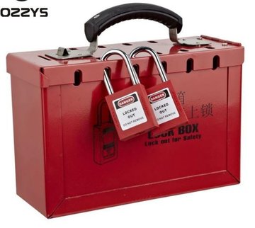 Imagen de CAJA DE BLOQUEO GRUPAL ROJA BOZZYS