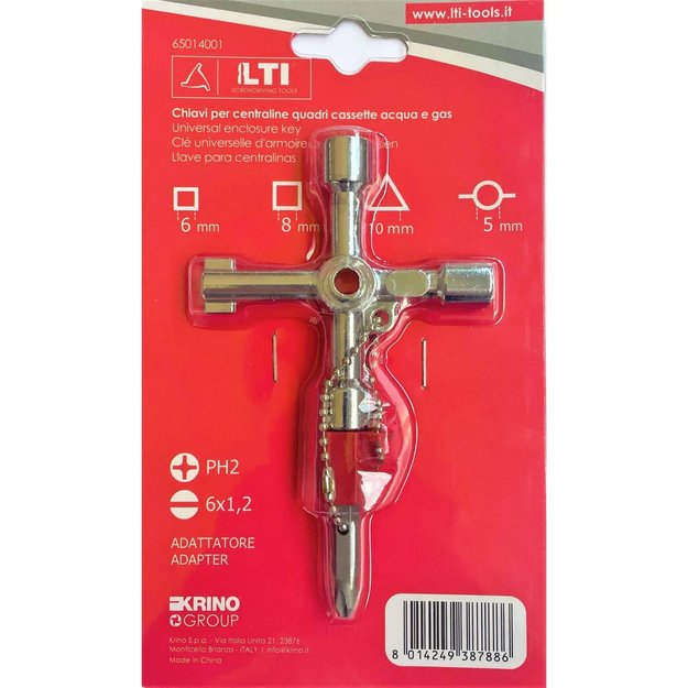 Imagen de LLAVE UNIVERSAL PARA TABLEROS ELECTRICOS LTI