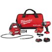 Imagen de COMBO FERIA ENGRASADOR + ATORNILLADOR + LLAVE DE IMPACTO MILWAUKEE