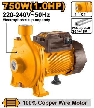 Imagen de BOMBA CENTRÍFUGA 220-240 V 750 W INGCO