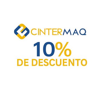 Imagen de PROMOCIÓN ESPECIAL CINTERMAQ 10% OFF EN TODOS LOS ARTÍCULOS