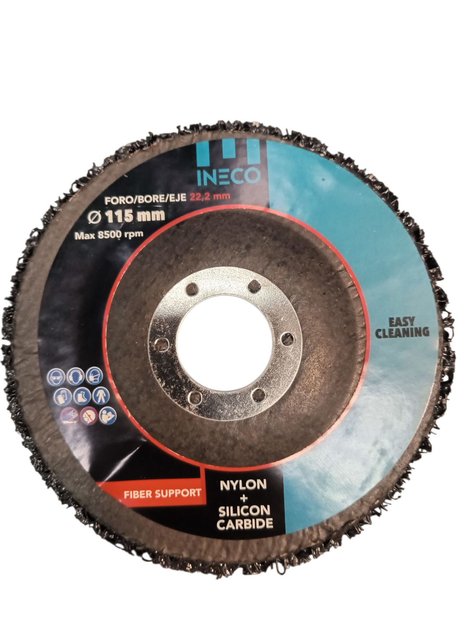 Imagen de DISCO REMOVEDOR DE PINTURA 115MM EJE 22,2MM INECO