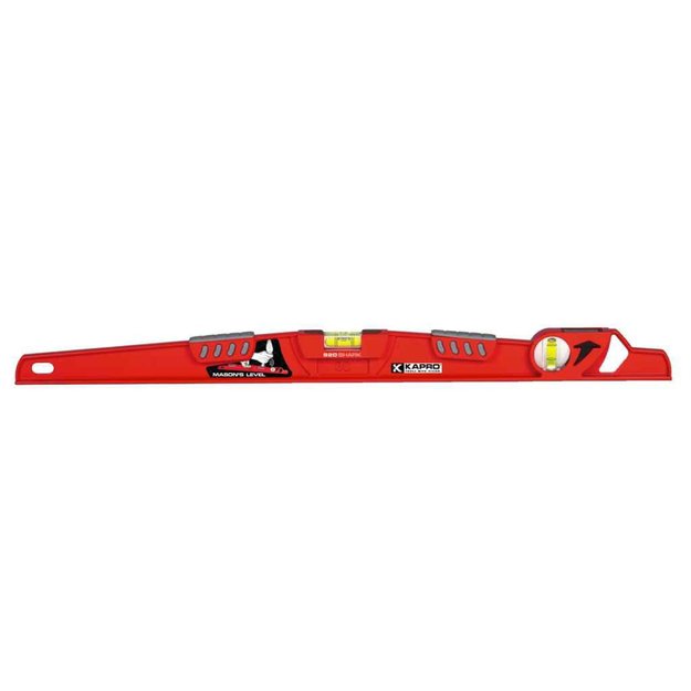 Imagen de NIVEL SHARK ROJO 80CM 920-10 KAPRO