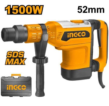 Imagen de ROTOMARTILLO SDS-MAX 1500W 52MM 15J INGCO