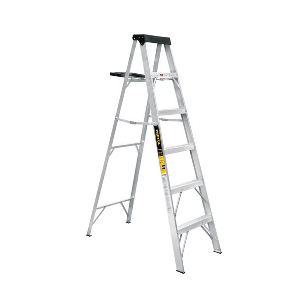 Imagen de ESCALERA ALUMINIO TIJERA 5 ESCALONES EST-35P PRETUL