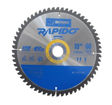 Imagen de CIRCULAR PARA ALUMINIO Y MULTIMATERIAL 10" 80 DIENTES KRINO
