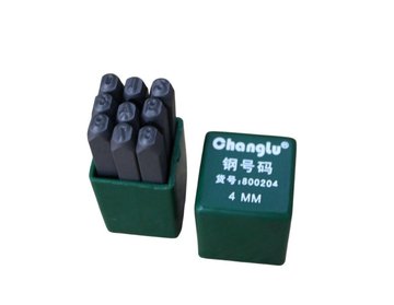 Imagen de NÚMEROS DE GOLPE PARA MARCAR 6 MM CHANGLU