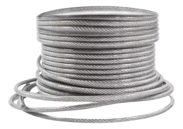 Imagen de CABLE ACERO FORRADO PVC 3/32" (2.4MM)