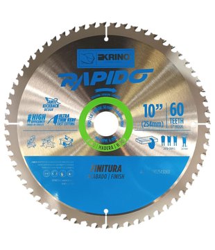 Imagen de CIRCULAR PARA MADERA 10" 24 DIENTES (254X30MM) KRINO