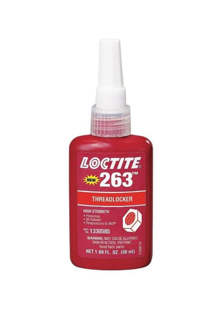 Imagen de TRABA ROSCAS TORQUE ALTO 50ML LOCTITE 263-31