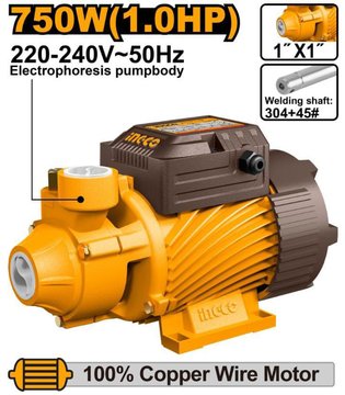 Imagen de BOMBA PERIFÉRICA 1HP 750W 50L/MIN 52M INGCO