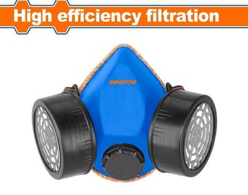 Imagen de MÁSCARA RESPIRADOR PARA POLVO CON 2 FILTROS INCLUIDO WADFOW