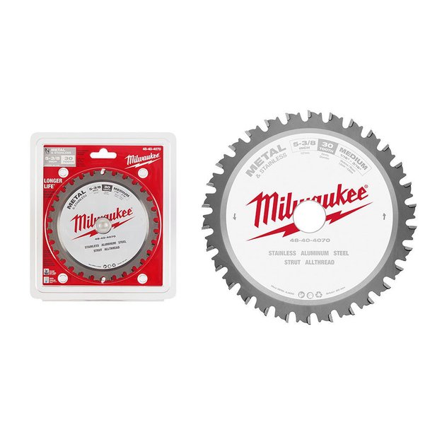 Imagen de HOJA SIERRA CIRCULAR PARA METAL 5.3/8" 30D MILWAUKEE
