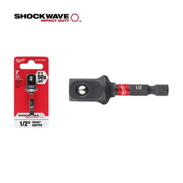 Imagen de ADAPTADOR 1/4" HEXAGONAL ENCASTRE 1/2" MILWAUKEE