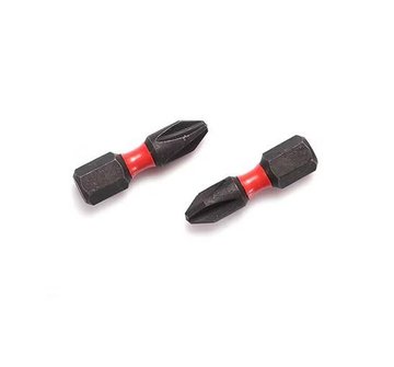 Imagen de PUNTA DESTORNILLADOR POZIDRIV IMPACTO 2 PIEZAS PZ2 25MM LTI