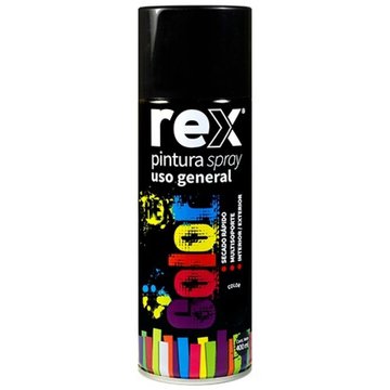 Imagen de ESMALTE SINTÉTICO AEROSOL NEGRO MATE 400ML REX