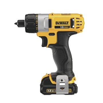 Imagen de ATORNILLADOR BATERÍA 12V ENCASTRE HEXAGONAL 1/4" DEWALT