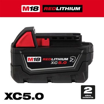 Imagen de BATERÍA 18V 5.0AH REDLITHIUM 48-11-1850 MILWAUKEE