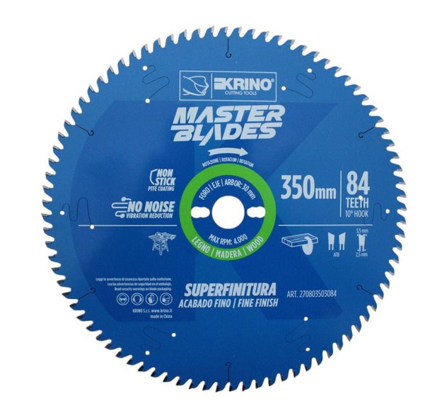 Imagen de CIRCULAR PARA MADERA 14" 84 DIENTES (350X3.5/30MM) KRINO