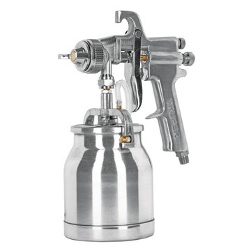 Imagen de PISTOLA PINTAR VASO ALUMINIO BOQUILLA 1.8MM TRUPER