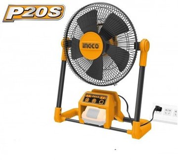 Imagen de VENTILADOR BATERÍA 20V / 220V (CARCAZA) INGCO