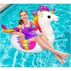 Imagen de ARO SALVAVIDA INFLABLE UNICORNIO MULTICOLOR 119X91CM +10 AÑOS BESTWAY 36159 Q12