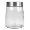 Imagen de FRASCO VIDRIO TAPA ROSCA METAL 600ML LABRADO 12.5CM ALTO 10CM DIAM 584026-2 Q36
