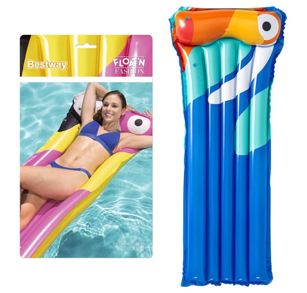 Imagen de COLCHONETA INFLABLE SURF/TUCAN 183X76CM HASTA 90KG EN BOLSA BESTWAY 44021 Q12