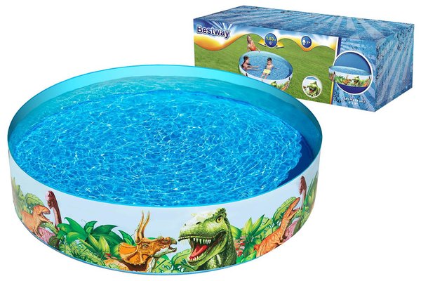 Imagen de PISCINA PVC RIGIDA DISEÑO DINOSAURIOS 244X46CM 2074LT 55001 BESTWAY Q4