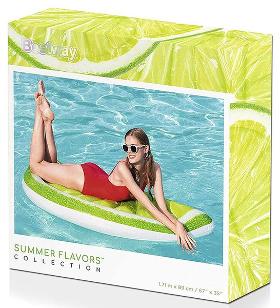 Imagen de COLCHONETA INFLABLE LIMA TROPICAL 171X89CM HASTA 90KG BESTWAY 43246 Q8