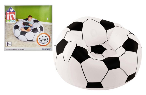 Imagen de PUF INFLABLE FORMA PELOTA 114X112X66CM HASTA 75KG BESTWAY 75010B Q8