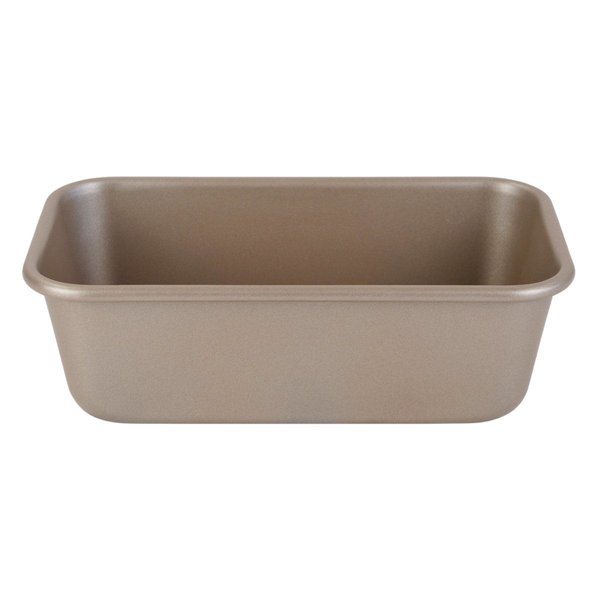 Imagen de BUDINERA RECTANGULAR METAL GOLDEN 14X24.5X8CM 350GR 33805 Q36M1