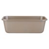 Imagen de BUDINERA RECTANGULAR METAL GOLDEN 14X24.5X8CM 350GR 33805 Q36M1