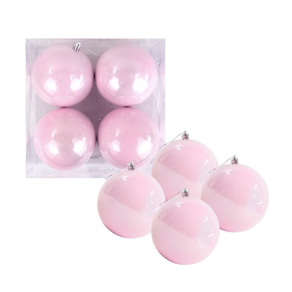 Imagen de ESFERA 12CM X 4PCS PLASTIFICADA CAJA PVC 12X24X12CM 34680 Q20