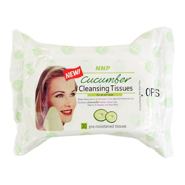 Imagen de TOALLITAS HUMEDAS X30PCS LIMPIEZA FACIAL 14X18CM 32513 Q96M12