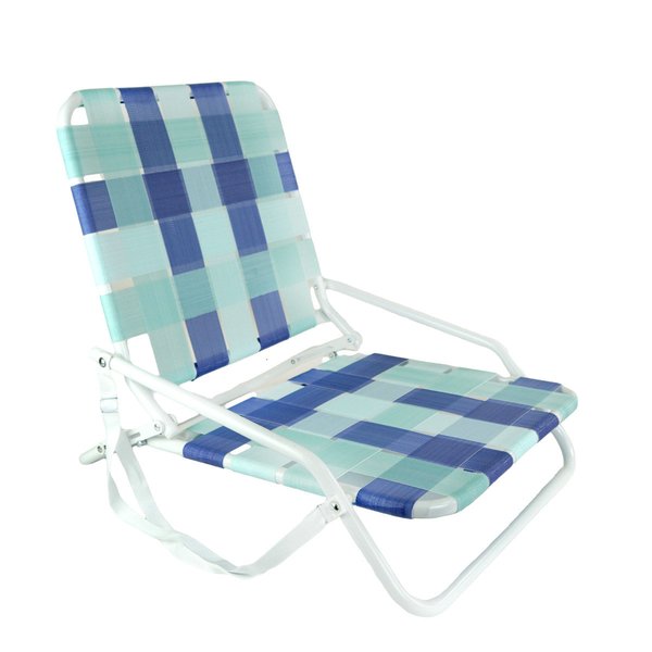 Imagen de SILLA BAJA PLAYA PLEGABLE 61.5X46X55CM RESPALDO ALTO C/ASA 36646 Q4