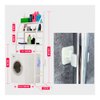 Imagen de Estanteria Rack Blanco Sobre Lavarropas 65x25x166 cm
