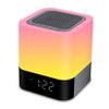 Imagen de Parlante Reloj Despertador Bluetooth Veladora RGB Recargable GT-1412