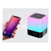 Imagen de Parlante Reloj Despertador Bluetooth Veladora RGB Recargable GT-1412