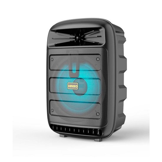 Imagen de Parlante Portatil Kimiso Bluetooth con Luz LED KMS-3385