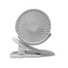 Imagen de Mini Ventilador USB con clip Recargable Hélice 10cm W-06