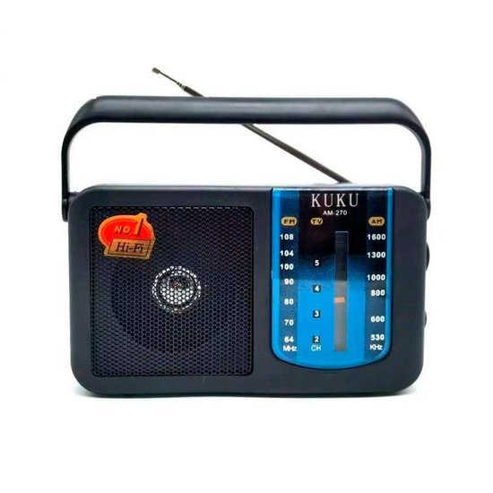 Imagen de Radio AM/FM Corriente y Pilas YG-270AC
