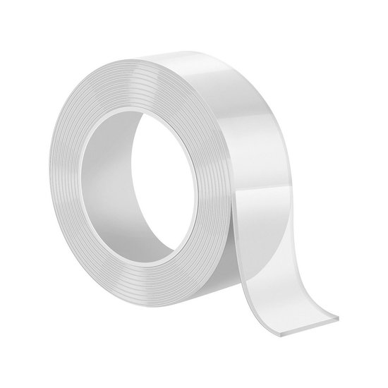 Imagen de Cinta Magica nano stick de gel doble cara reutilizable 5m.