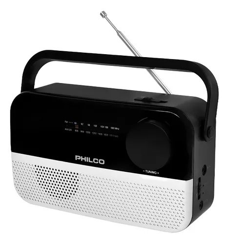 Imagen de Radio AM/FM Philco Corriente y Pilas Bluetooth PJR2200BT
