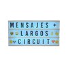 Imagen de Cartel Luminoso Led Letras Numeros Simbolos 36x18cm