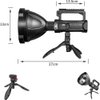 Imagen de Linterna LED Alta Potencia Recargable con trípode W5120