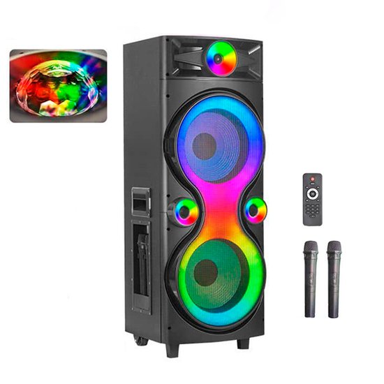 Imagen de Parlante Doble 12" Kolav 2126A Recargable Bluetooth Mic
