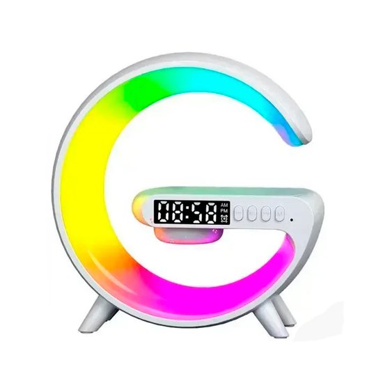 Imagen de Veladora Portatil RGB Cargador Parlante Inalambrico BT G63