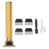 Imagen de Trimmer Dorado T9 Corta Barba recargable USB 4 Peines
